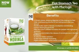 Flat Tummy Tea - Flat Stomach Tea with Moringa and Capsicum 28 days
