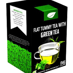 Flat tummy tea with green tea