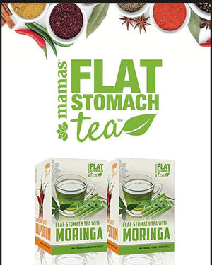 flat tummy tea moringa and capsicum